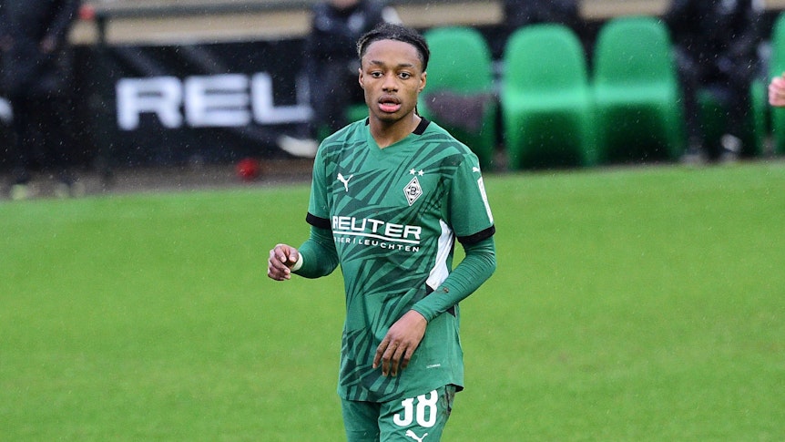 Borussia Mönchengladbachs Yvandro Borges Sanches läuft im Testspiel gegen NEC Nijmegen über den Platz.