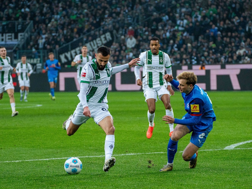 Franck Honorat schießt.