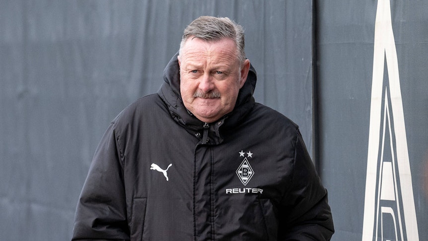 Roland Virkus beim Training von Borussia Mönchengladbach.