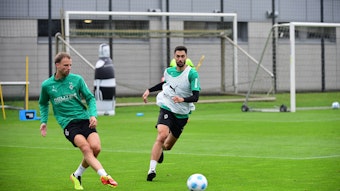 Marvin Friedrich und Tim Kleindienst im Training.