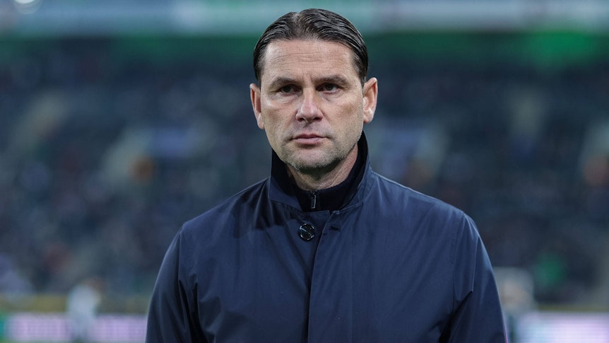 Gerardo Seoane vor dem Spiel gegen Eintracht Frankfurt.