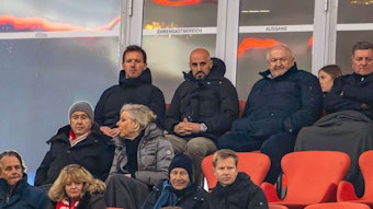 Julian Nagelsmann und Antonio Di Salvo in der Allianz-Arena.