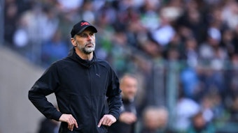 Marco Rose im Borussia-Park.