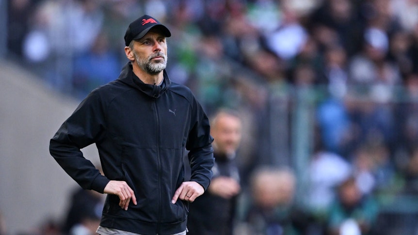 Marco Rose im Borussia-Park.