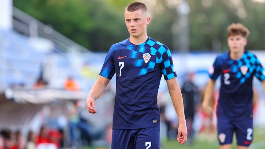 Bruno Durdov im Kroatien-Trikot.