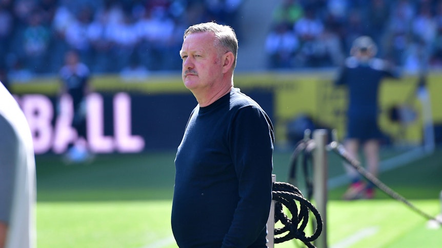 Roland Virkus beim Bundesliga-Spiel gegen den SC Freiburg.