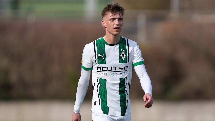 Veit Stange bei einem Spiel der U23 von Borussia Mönchengladbach.