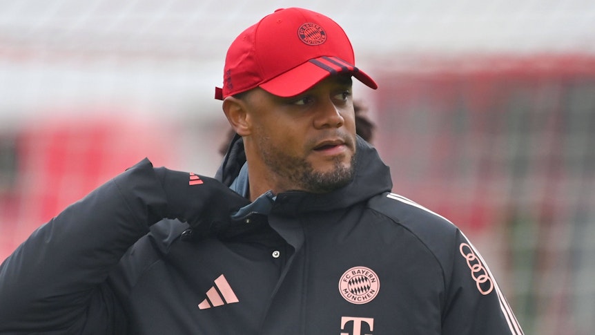 Vincent Kompany im Bayern-Training.