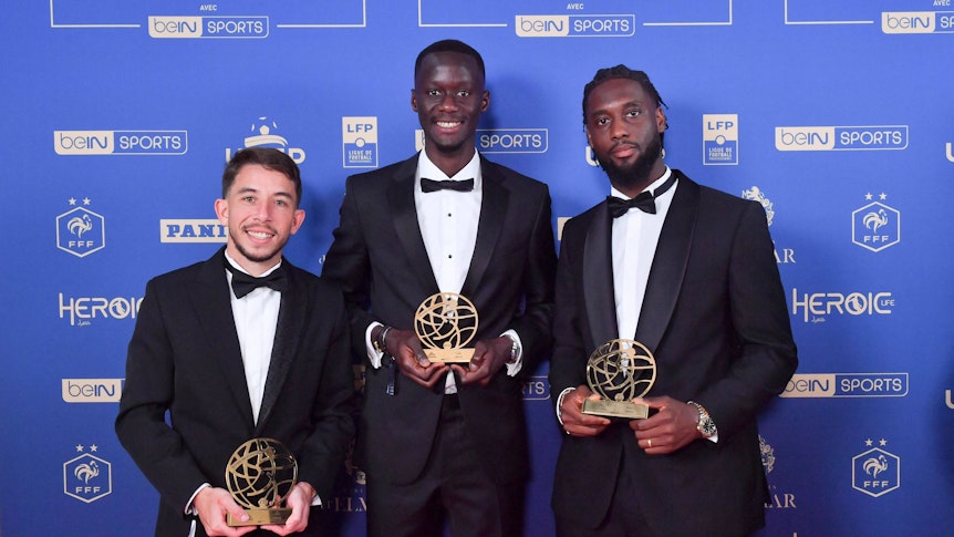 Spieler des Paris FC bei der Verleihung des „Trophées UNFP du Football“.