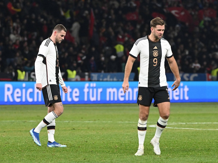 Marvin Ducksch (l.) und Niclas Füllkrug im DFB-Trikot.