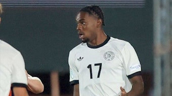 Charles Herrmann im DFB-Trikot.