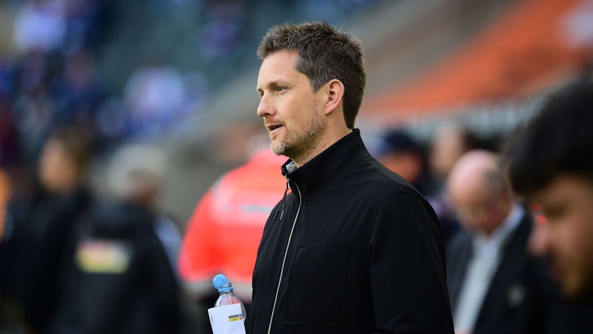 Mirko Sandmöller bei einer Regionalliga-Partie der U23 von Borussia Mönchengladbach.