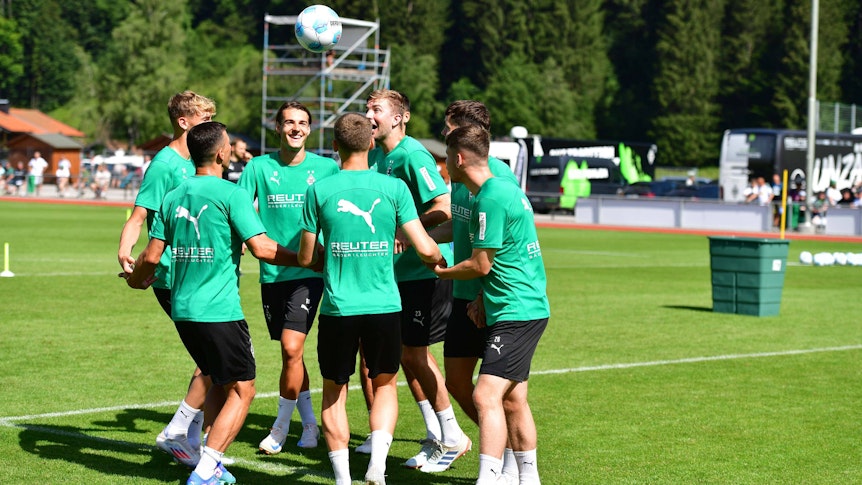 Gladbach-Profis im Trainingslager.