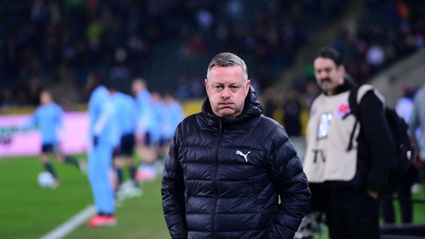 Roland Virkus vor dem Heimspiel von Borussia Mönchengladbach gegen VfL Bochum.