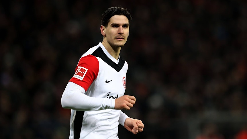 Igor Matanovic bei einem Spiel von Eintracht Frankfurt.
