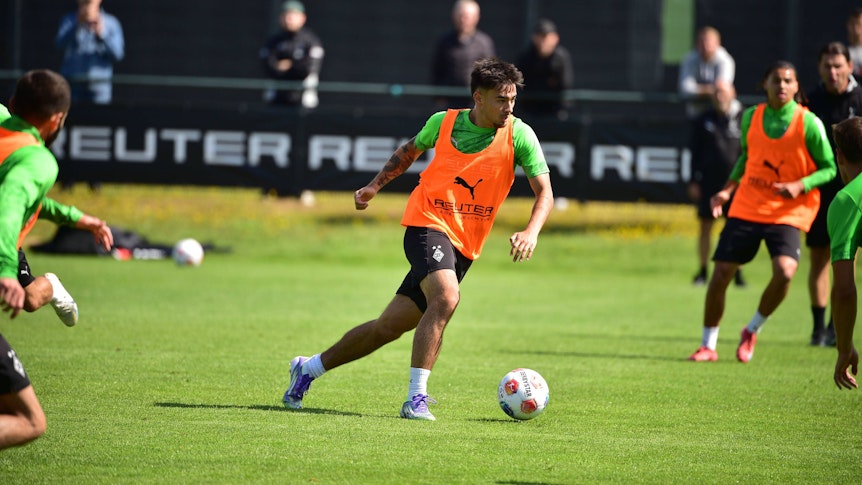 Jens Castrop im Training von Borussia Mönchengladbach.