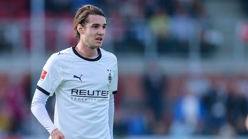 Florian Neuhaus bei einem Testspiel von Borussia Mönchengladbach.