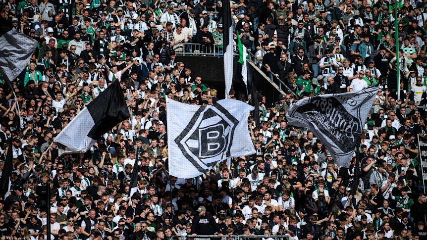 Fankurve Borussia Mönchengladbach.