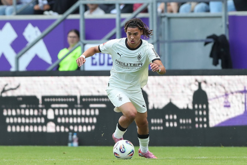 Kilian Sauck im Testspiel gegen Erzgebirge Aue am 18. Juli 2025.