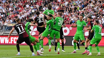 Borussia Mönchengladbach im Testspiel gegen den 1. FC Nürnberg.