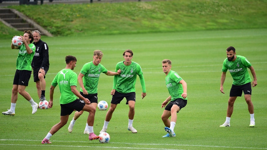 Borussia Mönchengladbach bereitet sich auf das Pokal-Spiel am Wochenende vor.