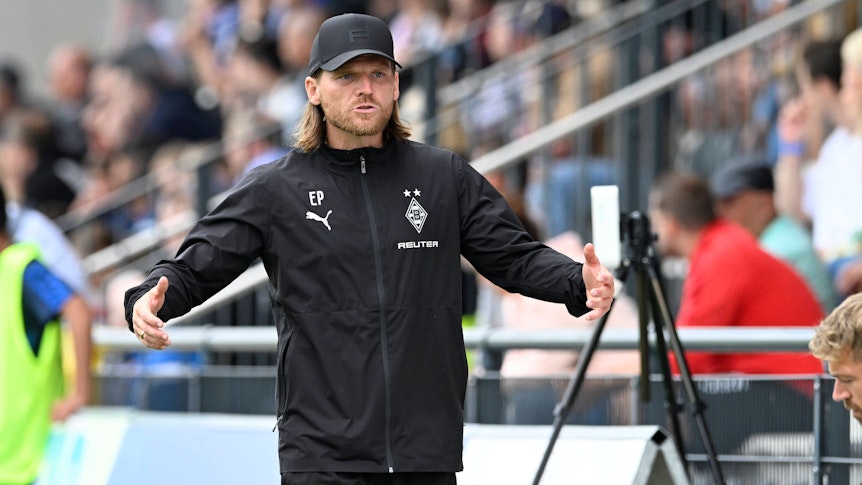 Eugen Polanski beim Spiel der U23 von Borussia Mönchengladbach gegen die SSVg Velbert.