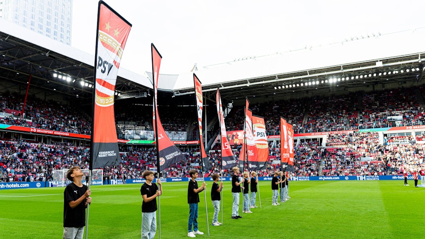Das Philips Stadion vor der Partie gegen den FC Groningen.