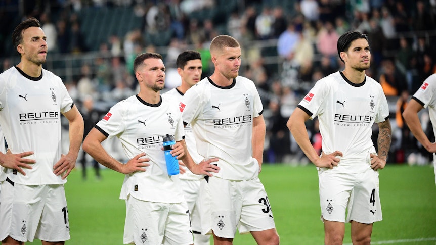 Die Gladbach-Profis sind frustriert.