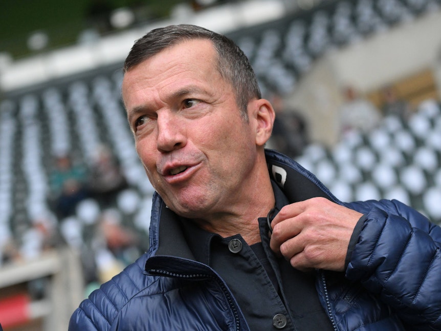 Lothar Matthäus im Stadion.