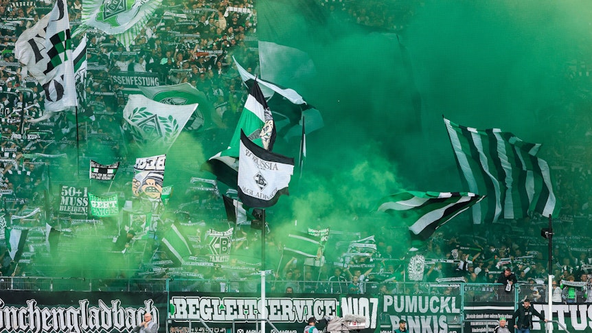 Die Nordkurve im Borussia-Park.
