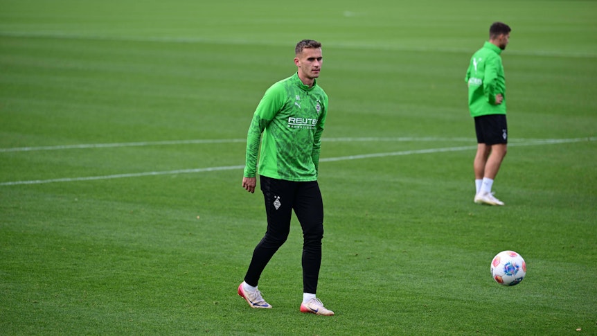 Jan Urbich im Profi-Training von Gladbach.