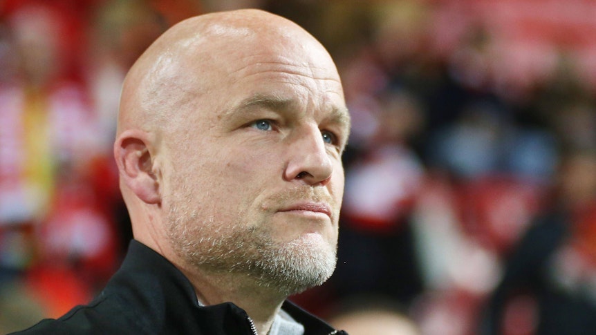 Rouven Schröder im Köpenicker Stadion.