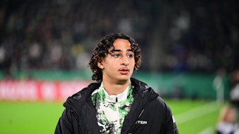 Wael Mohya an der Seitenlinie.