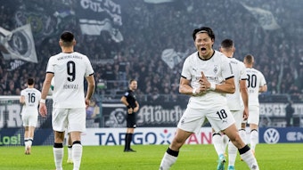 Shuto Machino beim Jubel.