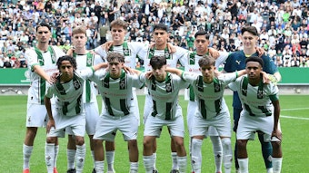Teamfoto der Gladbacher U19-Mannschaft.