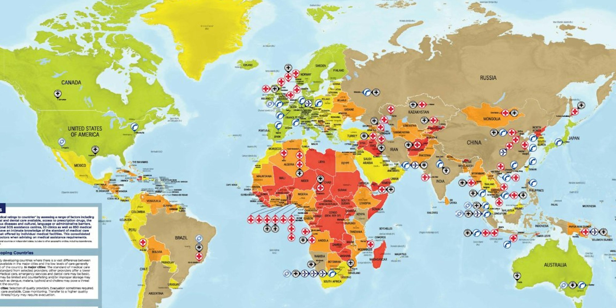 Health Risk Map 2015: In diesen Ländern gefährden Sie Ihre Gesundheit ...